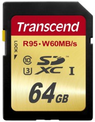SD Карта памяти Transcend 64GB  SDXC