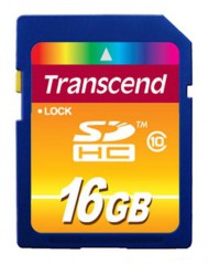 SD CARD, Карта памяти Transcend 16GB SDHC