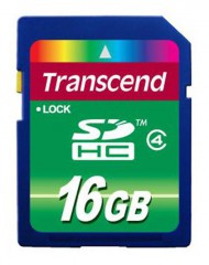 SD Карта памяти Transcend SDHC 16GB