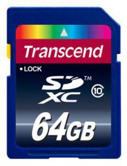 SD Карта памяти Transcend 64GB