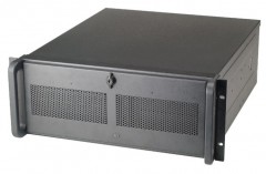 Кейс - системный блок Chieftec 19" Rackmount chassis UNC-410S-B, 4U IPC case with 400 W