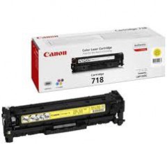 Картридж для лазерного принтера Canon 718 Yellow