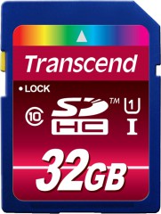 SD Карта памяти Transcend 32GB Ultimate