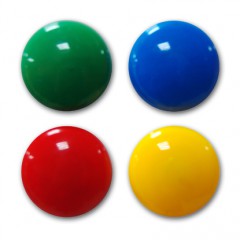 Магниты CHINA Комплект круглых цветных магнитов для доски (d=40mm, 4 шт)