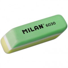 Ластик, резинка MILAN Ластик MILAN 6030 скошенный, серия "PLASTICO"
