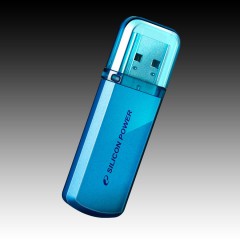 USB FLASH Silicon Power Helios 101 aluminium Ocean Blue