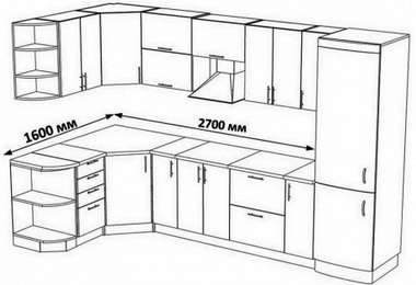 Заказать угловую кухню