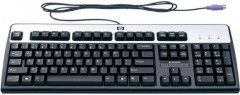 Клавиатура HP PS/2 Standard Keyboad English, Black/Silver