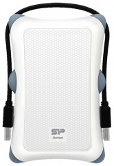 Внешний жесткий диск Silicon Power Armor A30 White-Grey 1.0TB