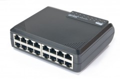 Коммутатор - свич Netis 16-port 10/100Mbps Desktop Switch  Netis "ST3116P", Plastic Case