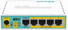 Маршрутизатор Mikrotik RB750UPr2 hEX PoE lite