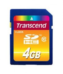 SD Карта памяти Transcend 4GB SDHC