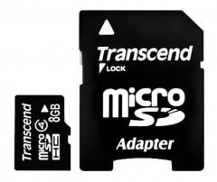 Флеш-память MicroSD Transcend TS8GUSDHC4