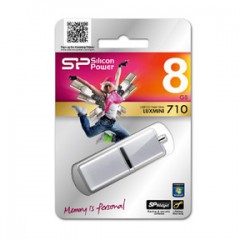 USB flash Silicon Power "LuxMini 710", Silver