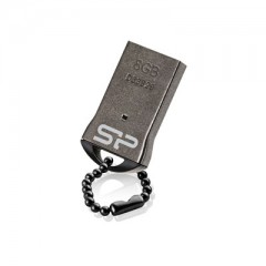USB flash Silicon Power "Touch T01", Metal Black, Retail