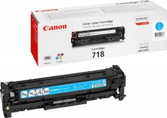 Картридж для лазерного принтера Canon 718 Cyan