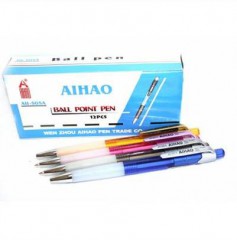 Ручка Aihao Ручка шариковая автоматическая синяя 0,7 мм