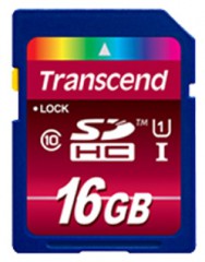 SD CARD, Карта памяти Transcend SDHC 16GB