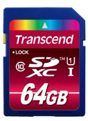 SD Карта памяти Transcend SDXC 64GB