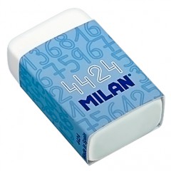 Ластик, резинка MILAN Ластик MILAN 4424 прямоугольный, серия "MIGA DE PAN", в индивидуальной упаковке