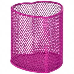 Подставка ZiBi Подставка для ручек ZiBi "сердце" металлическая 90*100мм розовая