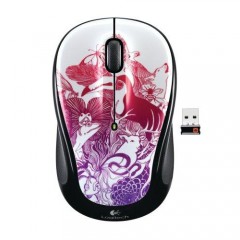 Бепроводня мышь Logitech M325  White Ink Trail